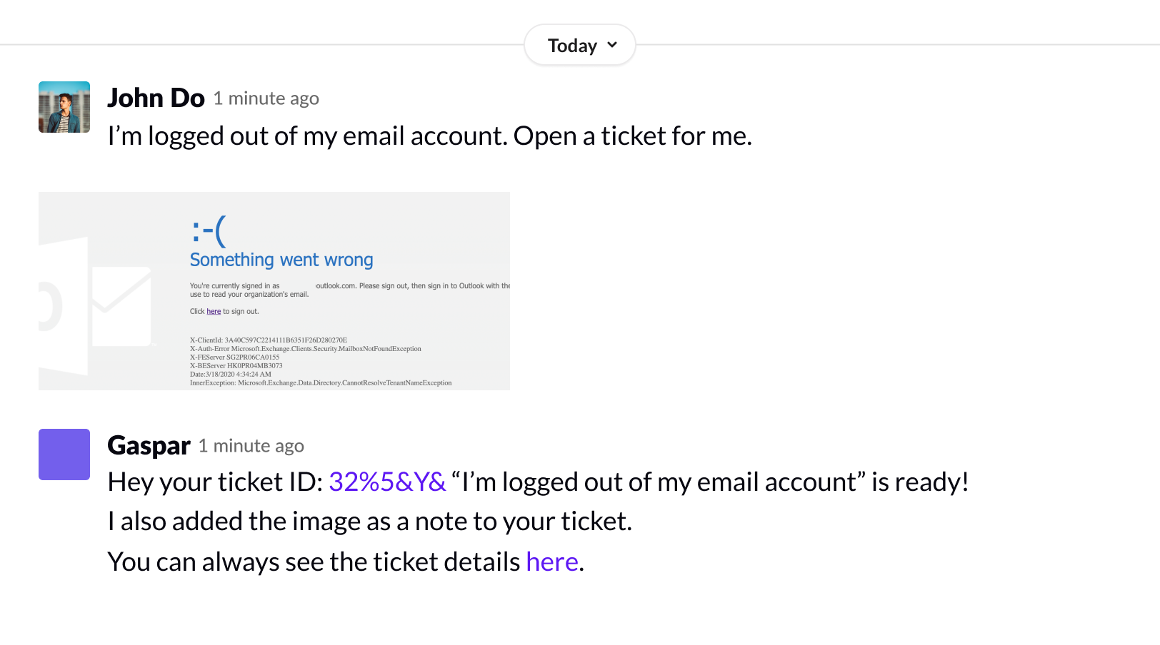 screenshot of Gaspar AI